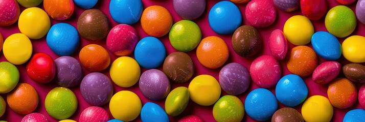 Obraz premium colorful candies in a variety of flavors