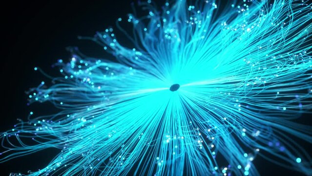 Blue technology background