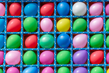 Multi-colored balls as a background