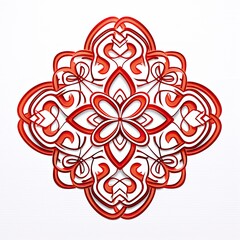 Chinese Traditional Line Art textiles Illustration Drawing