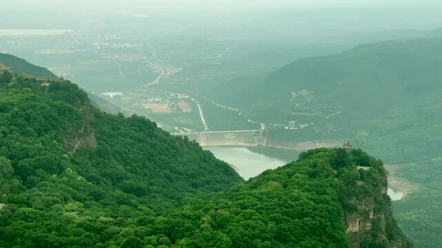 The natural scenery of Kongtong Mountain in Pingliang City, Gansu Province, China,
