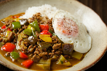 ラー油カレー