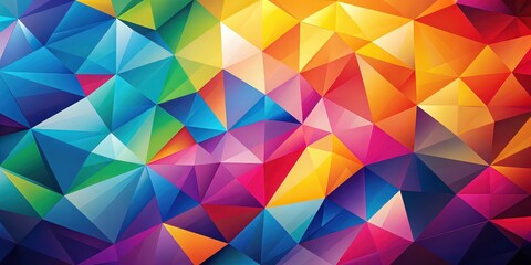 Obraz premium Abstract wallpaper featuring geometric shapes and vibrant colors, abstract,wallpaper, background,geometric, shapes, vibrant