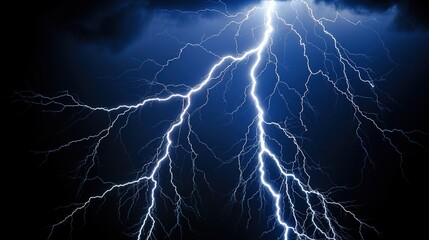 lightning in the night