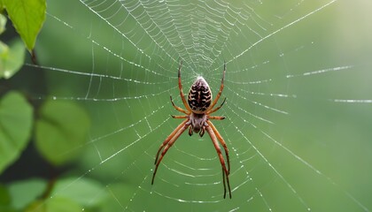 A Spider In Its Web
