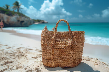 beach with palm trees background, sea background 