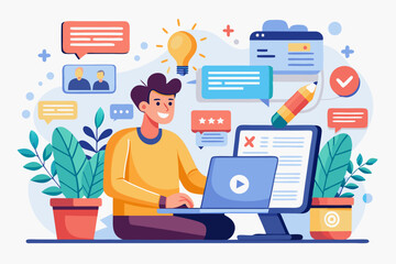 Creative Content Writer Launching New Blog, Crafting Engaging Online Articles for Journalism and Social Media Marketing