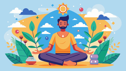 Mindful meditation for inner peace and life balance