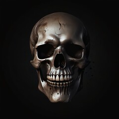 Obraz premium a skull with a skull on it that says the word skull