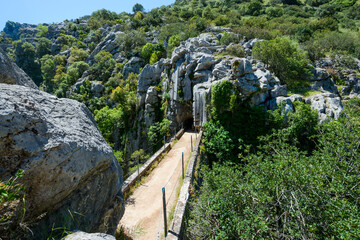 Puente de los Alemanes, Monumento Natural Cañón de Buitreras, Cortes de la Frontera, Andalusia, Spain, Europe