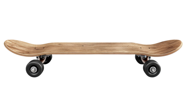 Skateboard on transparent background 