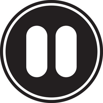 Pause, Stop icon