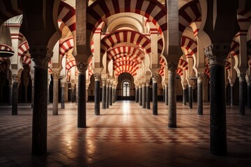 Obraz premium The Great Mosque of Cordoba, where prayers resonate across dimensions.