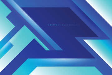 Blue abstract and geometric 3d technology background