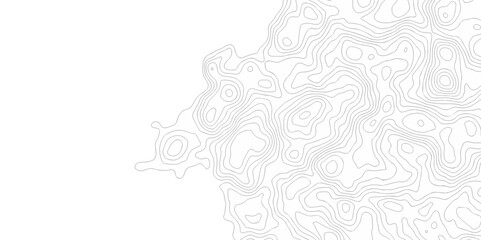 Contour abstract map relief land outline. Topographic map patterns White wave paper curved reliefs abstract background. Background of the topography map. Abstract pattern with lines. 