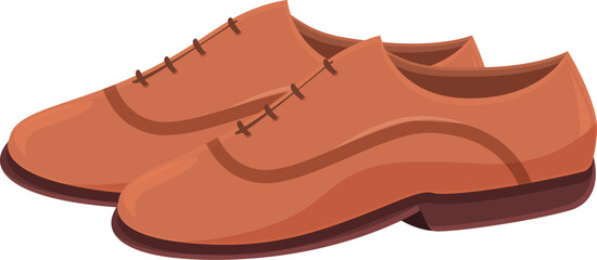 Classic brown leather shoes with laces, perfect for a polished and sophisticated look