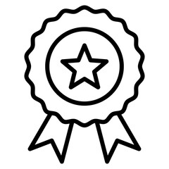 Certificate Ribbon Icon