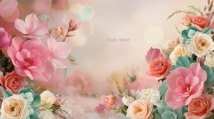 Greeting card format for Copy Space