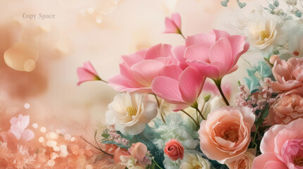 Greeting card format for Copy Space