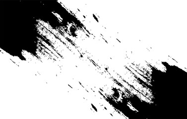 Black on white Abstract Distress Overlay Texture. texture of chips, cracks, scratches, scuffs, dust, dirt. Old vintage vector pattern background