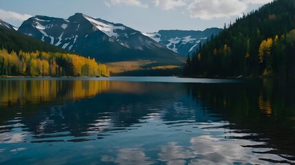 Fototapeta premium lake in the morning