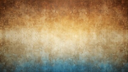 Obraz premium Richly textured, nostalgic beige, brown, and blue hues converge in a grainy, retro-inspired gradient background perfect for elegant designs.