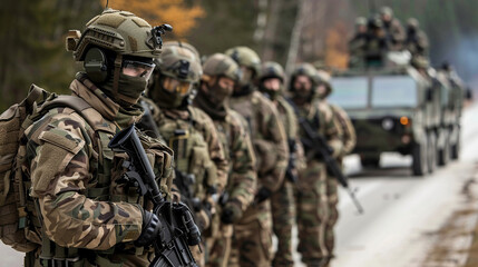 NATOs collaboration for world security.