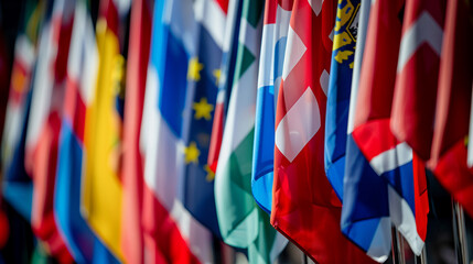 Strengthening peace through NATO alliances.