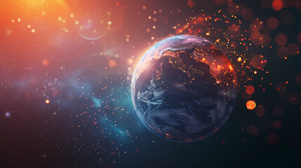 Fototapeta premium Colorful Earth
