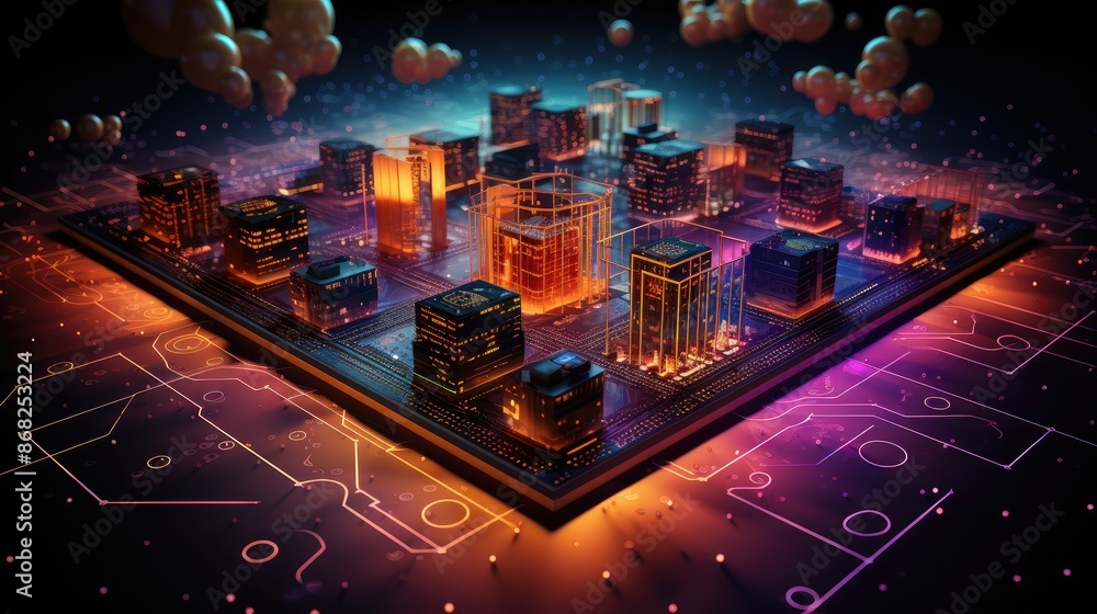 Aufkleber cloud computing transfer big data on internet