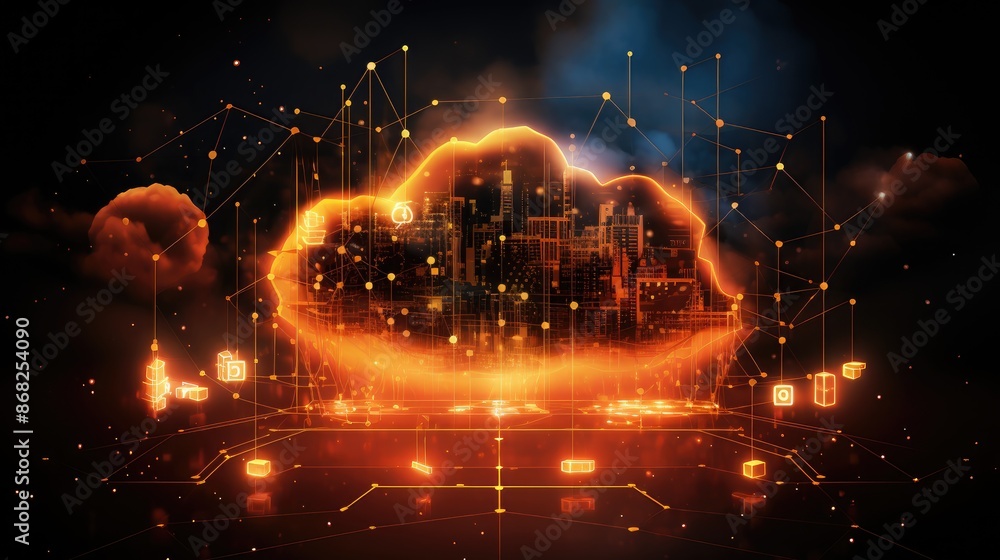 Poster cloud computing transfer big data on internet