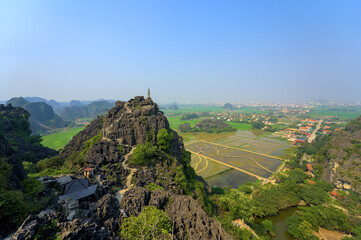 Beautiful Scenery at Hang Mua Viewpoint, Ninh Binh, Vietnam