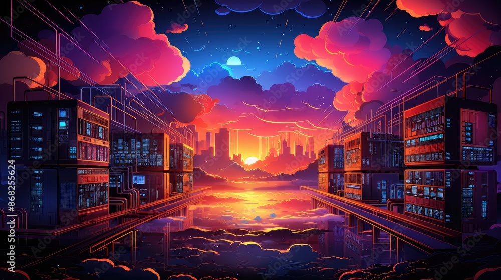 Poster cloud computing transfer big data on internet
