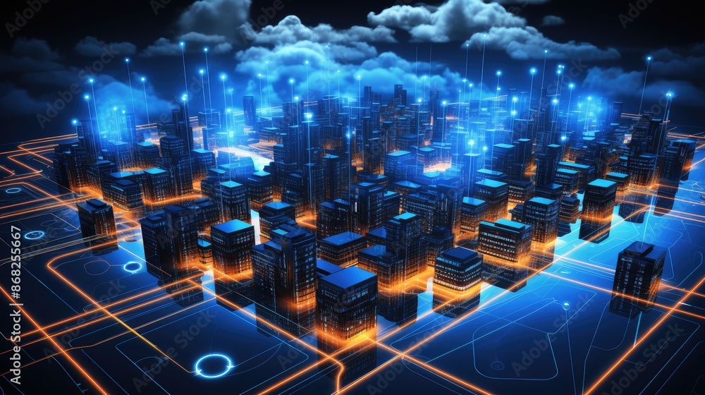 Poster cloud computing transfer big data on internet