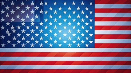 Naklejka premium Patriotic USA background with flag, stars, and stripes , American, patriotic, background, USA, United States, flag