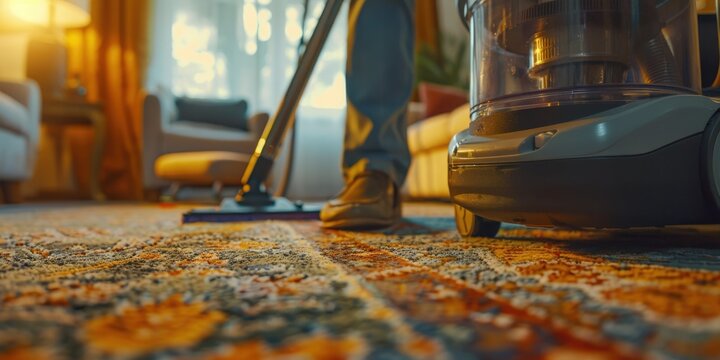 Operating a carpet cleaner to effectively remove stains, employing specialized cleaning techniques and efficient drying methods, while adhering to essential maintenance tips for long-term carpet care