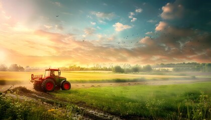 Fototapeta premium farm background