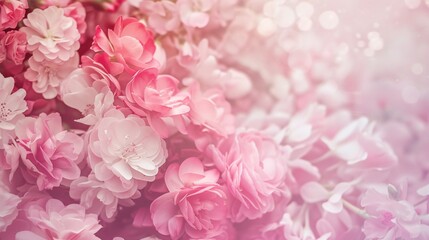 Delicate Pink Blossoms in Soft Focus