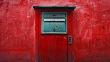 Background: An illustration-based wallpaper showcasing a collection of cartoon icons related to business correspondence, including postboxes, letters, and shipping parcels, designed to create a cohesi