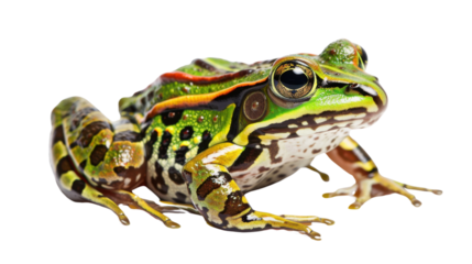 Leopard Frog on transparent background