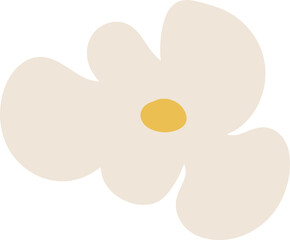 Modern art flower illustration