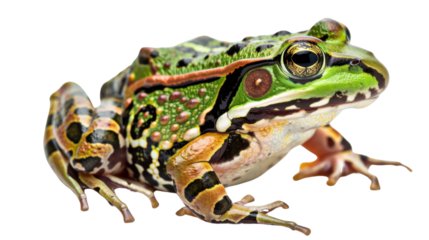 Leopard Frog on transparent background