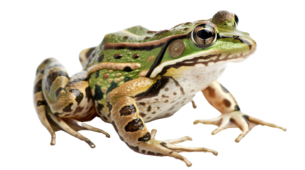 Leopard Frog on transparent background