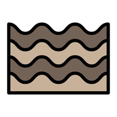 Fertilizer Runoff Vector Filled Icon Design