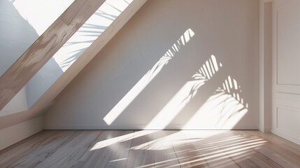 Obraz premium a empty 3d maded room in white