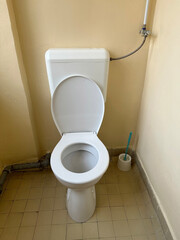Toilet in the rest room of the hospital