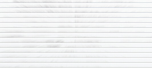 Obraz premium white striped background. Horizontal metallic steel plate. Urban style backdrop in light gray tones. Cool colored simple design of textured surface with effect of jalousie border in frame.