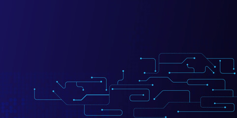 Vectors Abstract connecting lines and dots. Social networking, network connection and global communication technology background