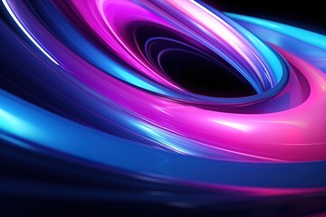 Abstract violet background with scintillating circles and gloss. Lights abstract background with rays. illustration beautiful.