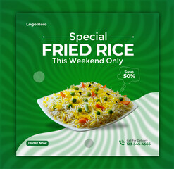 Editable food banner social media post template ads and free vector. Social media templates for promotions. Layout design and vector illustration for marketing on social media.
